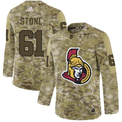 Adidas Ottawa Senators #61 Mark Stone Camo Authentic Stitched NHL Jersey
